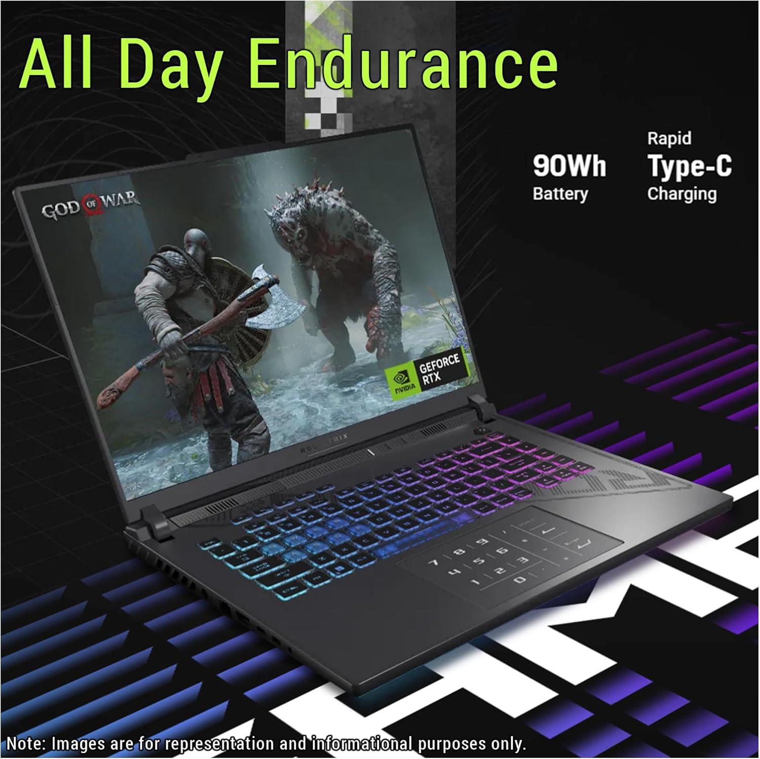 ASUS ROG Strix G16 - KI-Workstation, Flaschenhals ade, TGP-optimiert